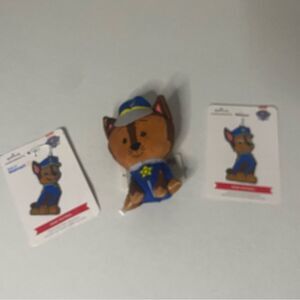 New Hallmark Paw Patrol Chase Ornaments Bundle of 3 Holiday Tree Decor